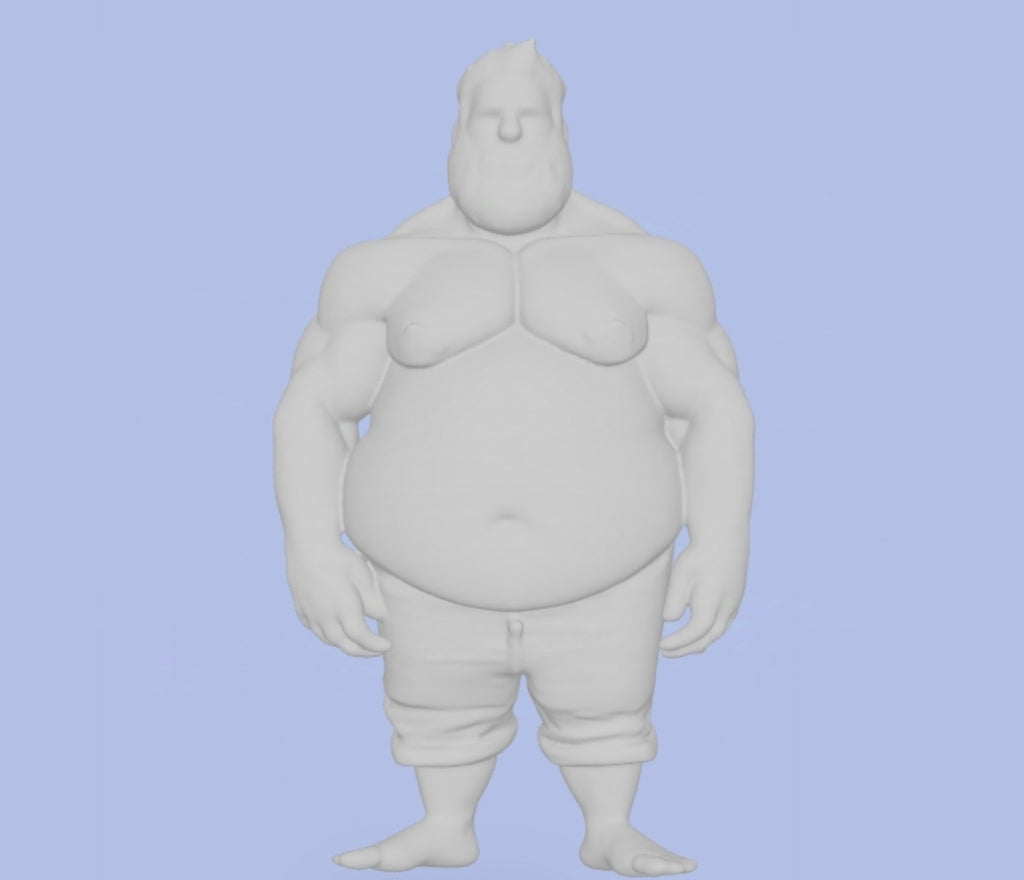Gordo musculoso