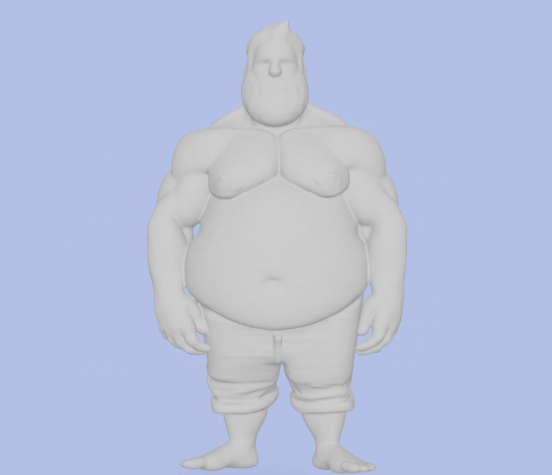 Gordo musculoso