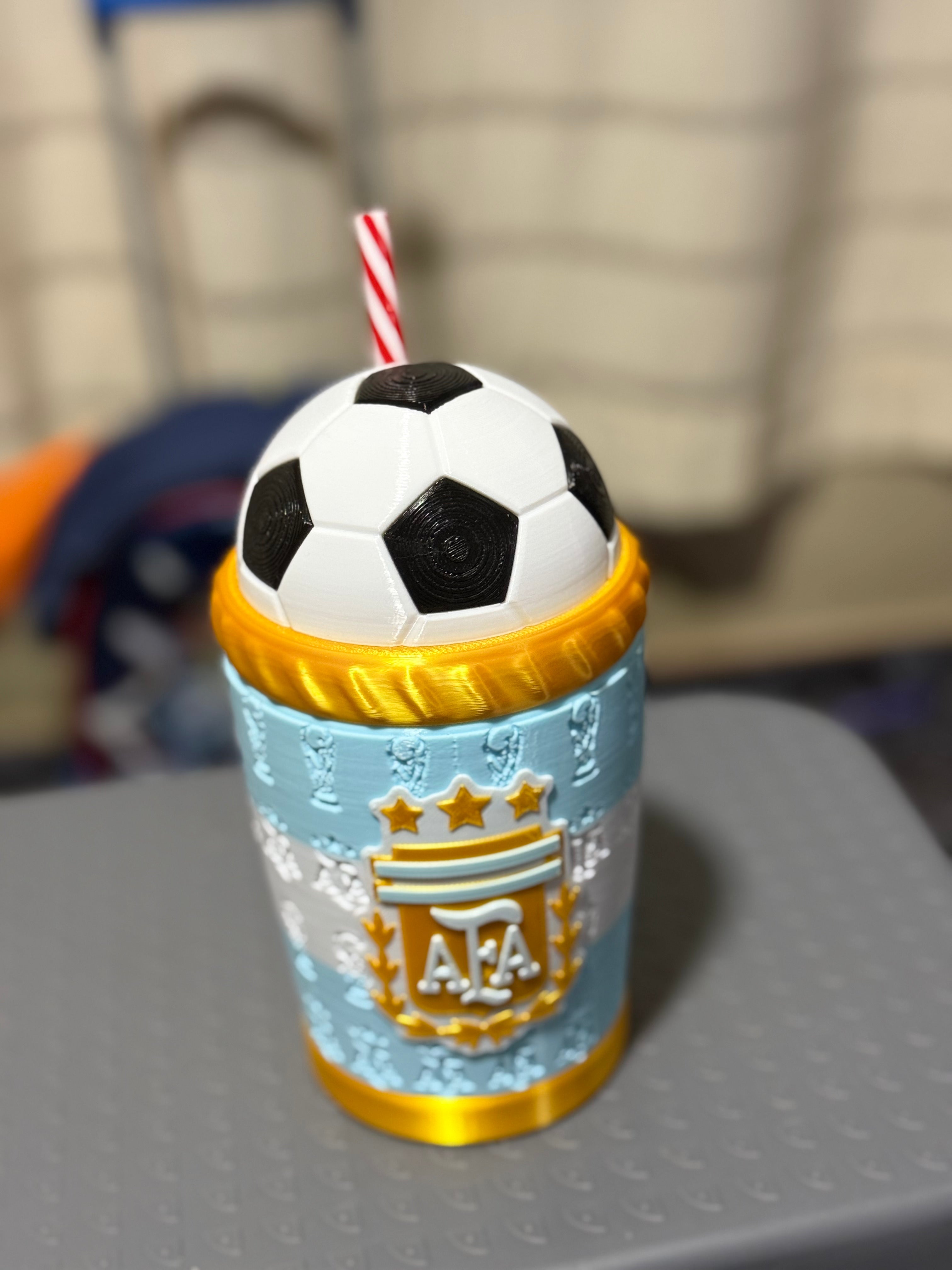 Vaso Milkshake AFA (Tapa Pelota)