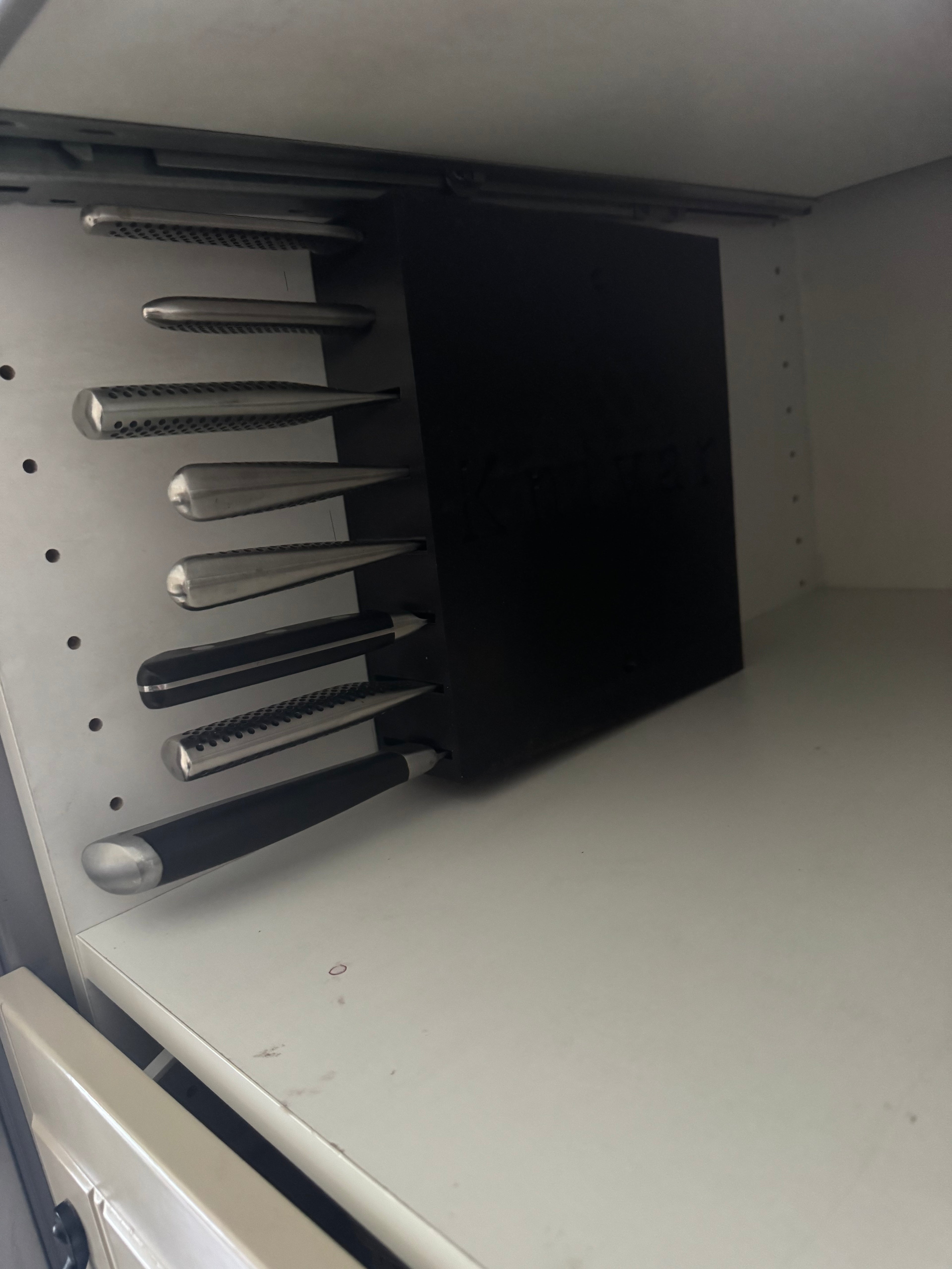 Kitchen knives storage block