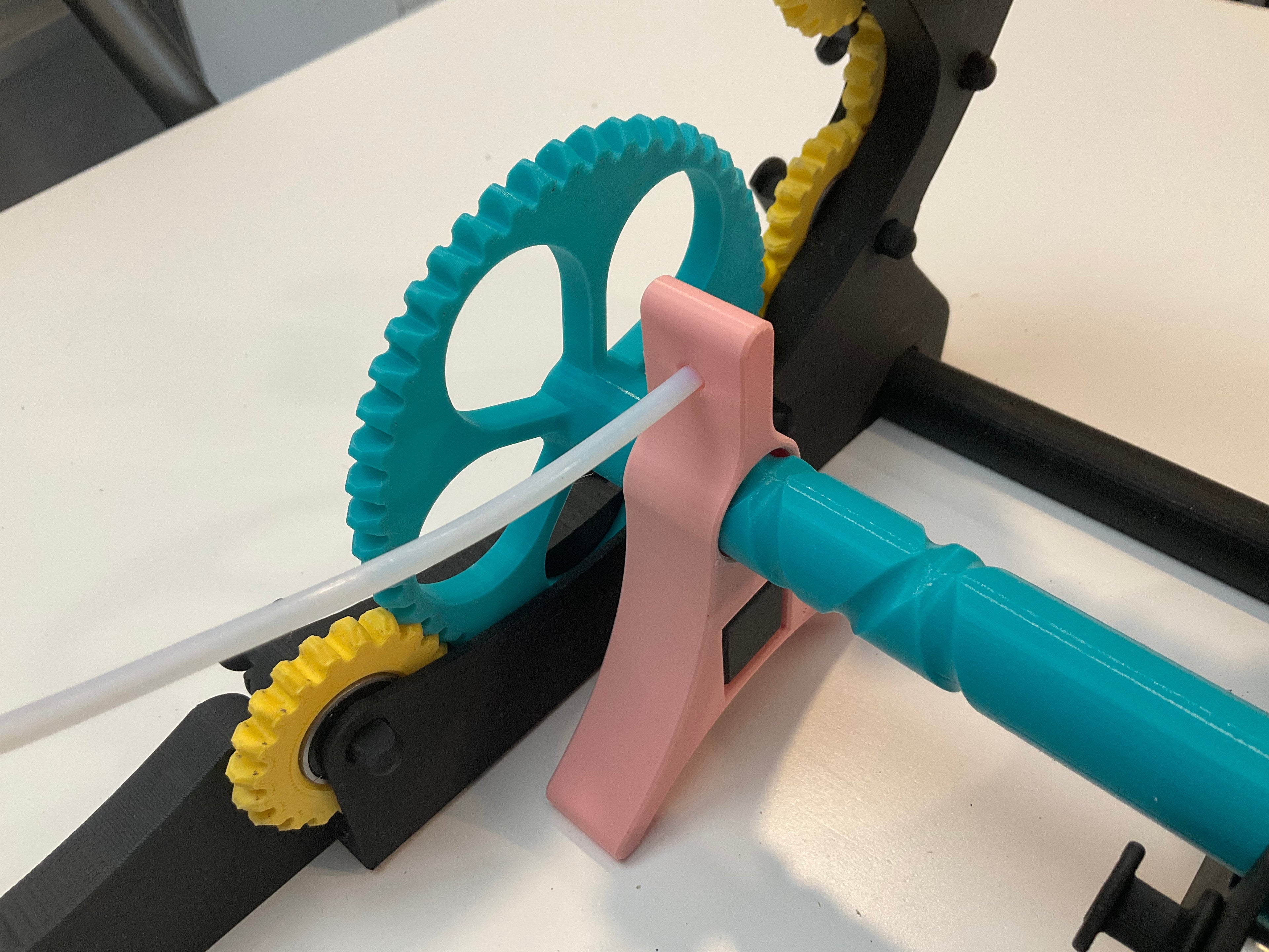 Pastamatic Filament Spool Winder for Bambu X1C/P1P AMS (level winder with self reversing leadscrew)