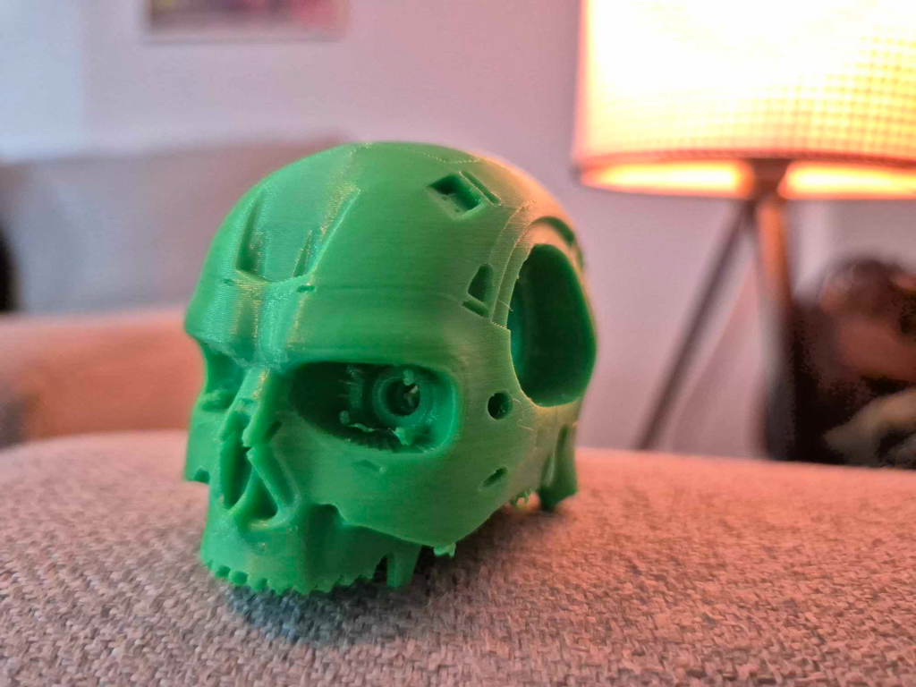 Terminator Inspired Skull