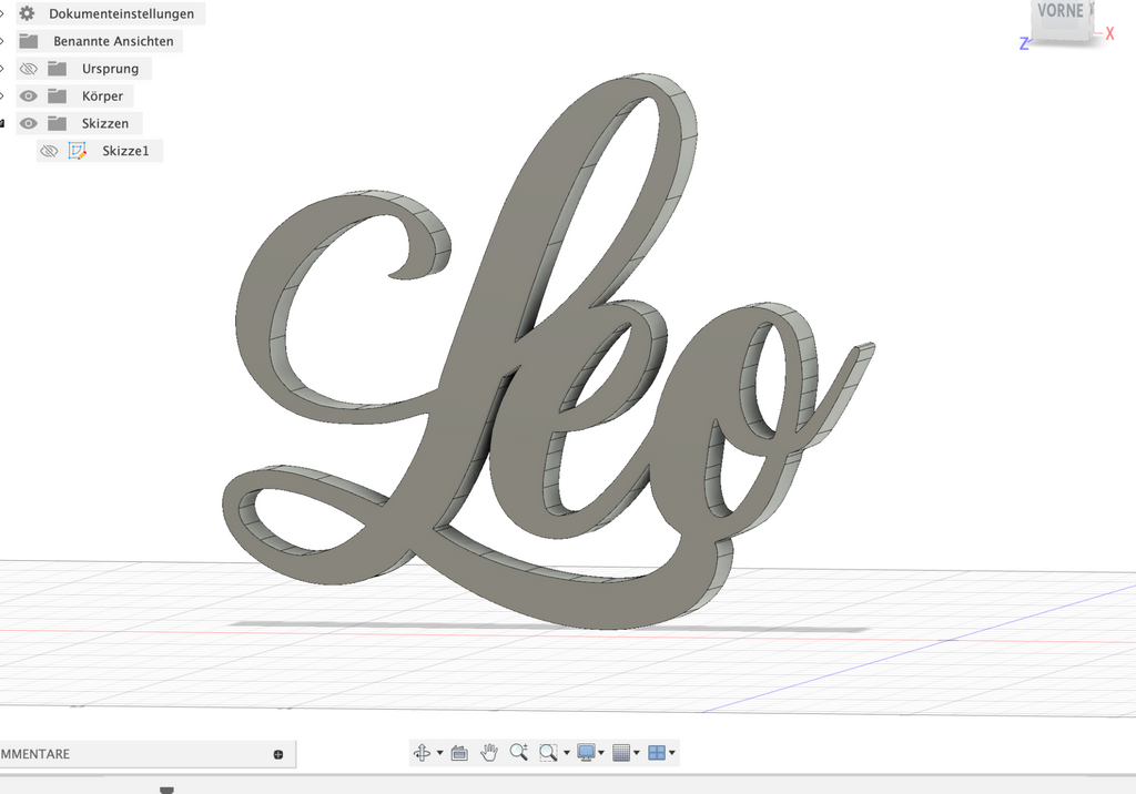 Namensschild Leo Name Badge Leo