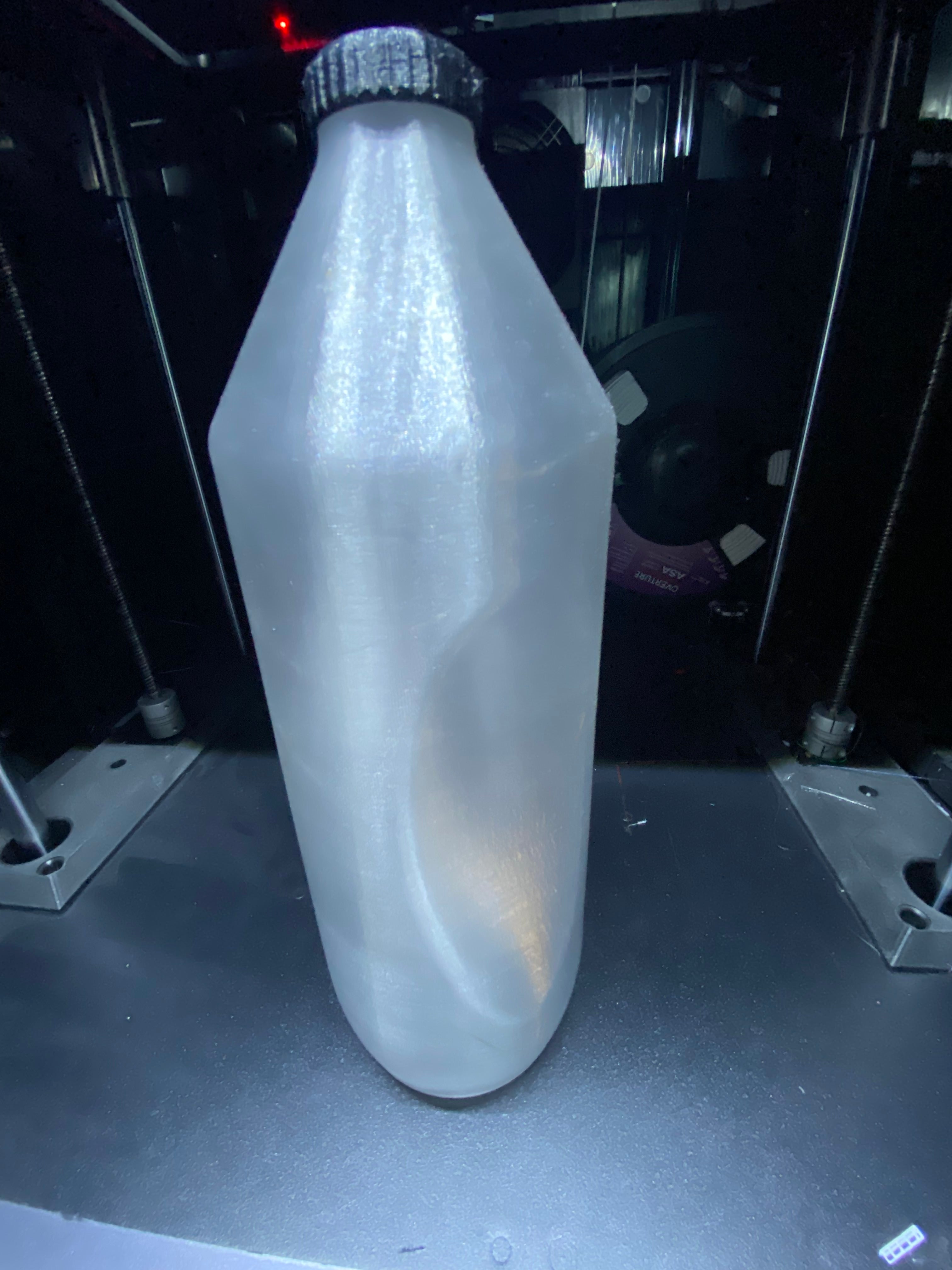 Water Tight Fully 3D Printed Bottle - The MakerBottle - (Vase Mode)