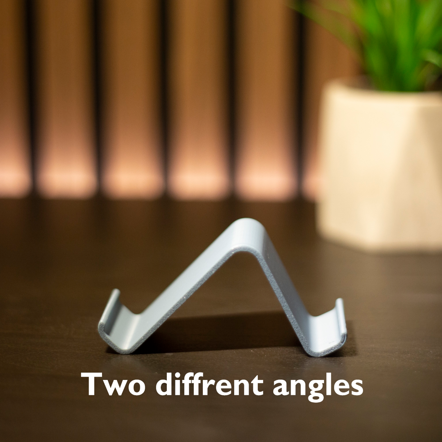 Dual angle phone stand