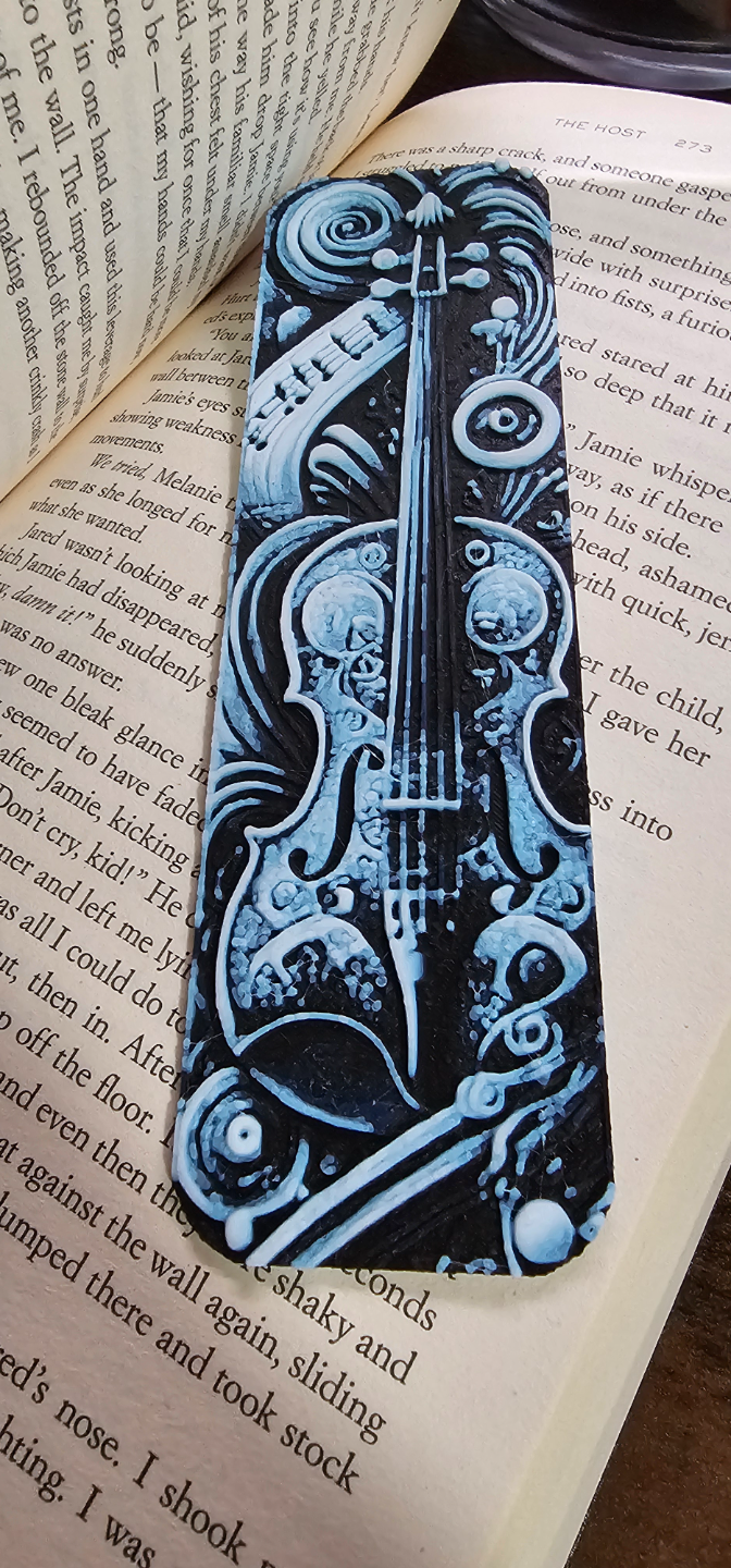 Violin Bookmark