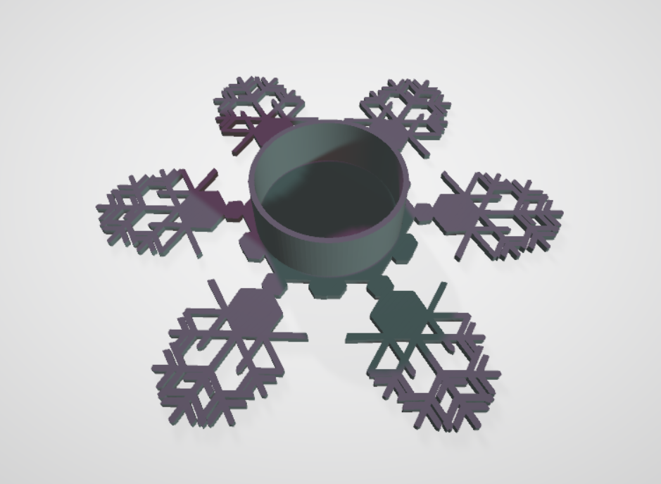 Set of 8 Snowflake Tealight Candle Holders