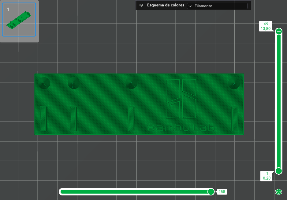 Quick Bambulab retraction test
