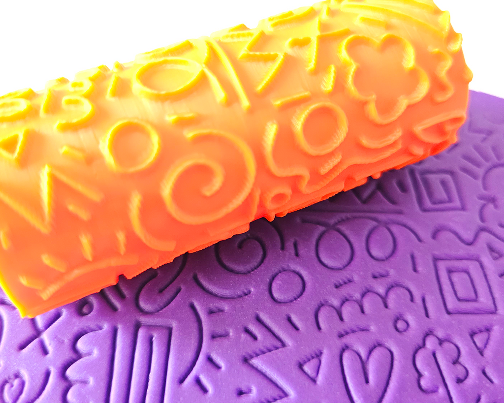 Texture Roller Squiggles