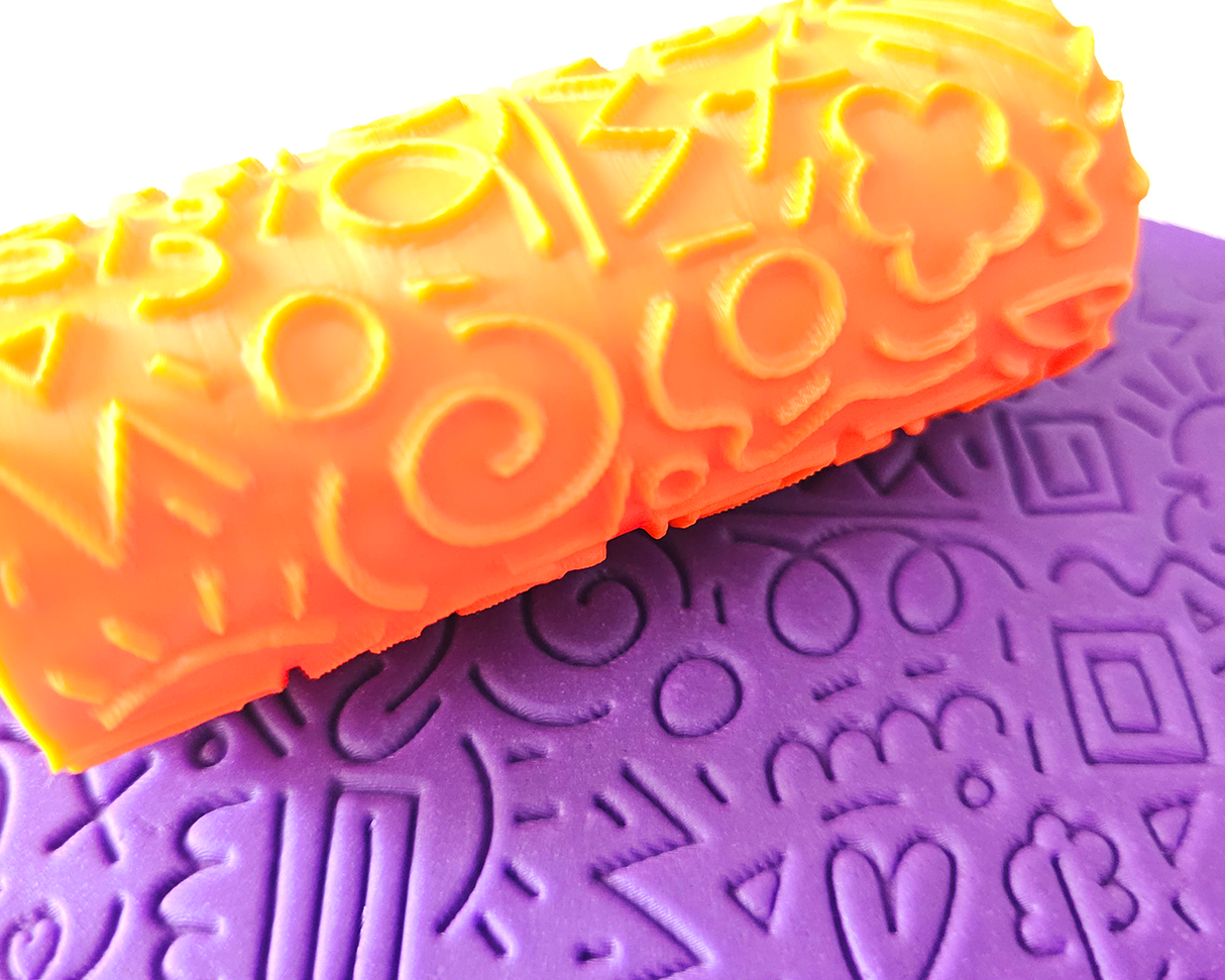 Texture Roller Squiggles