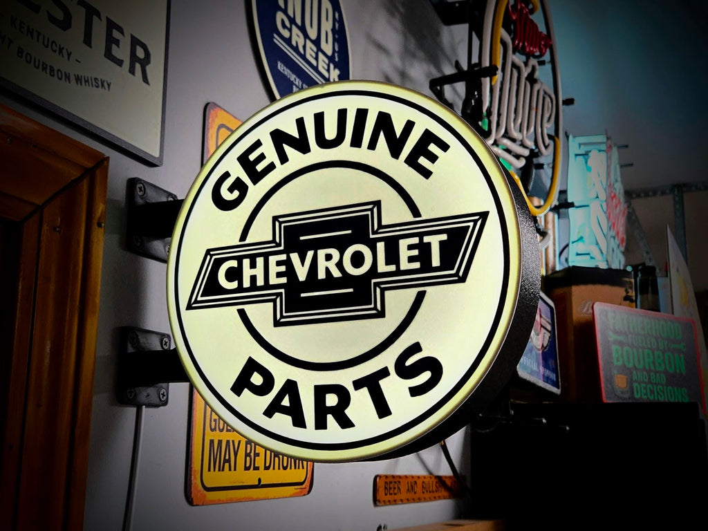 CHEVROLET - 2-Sided Gas Station Lightbox Sign