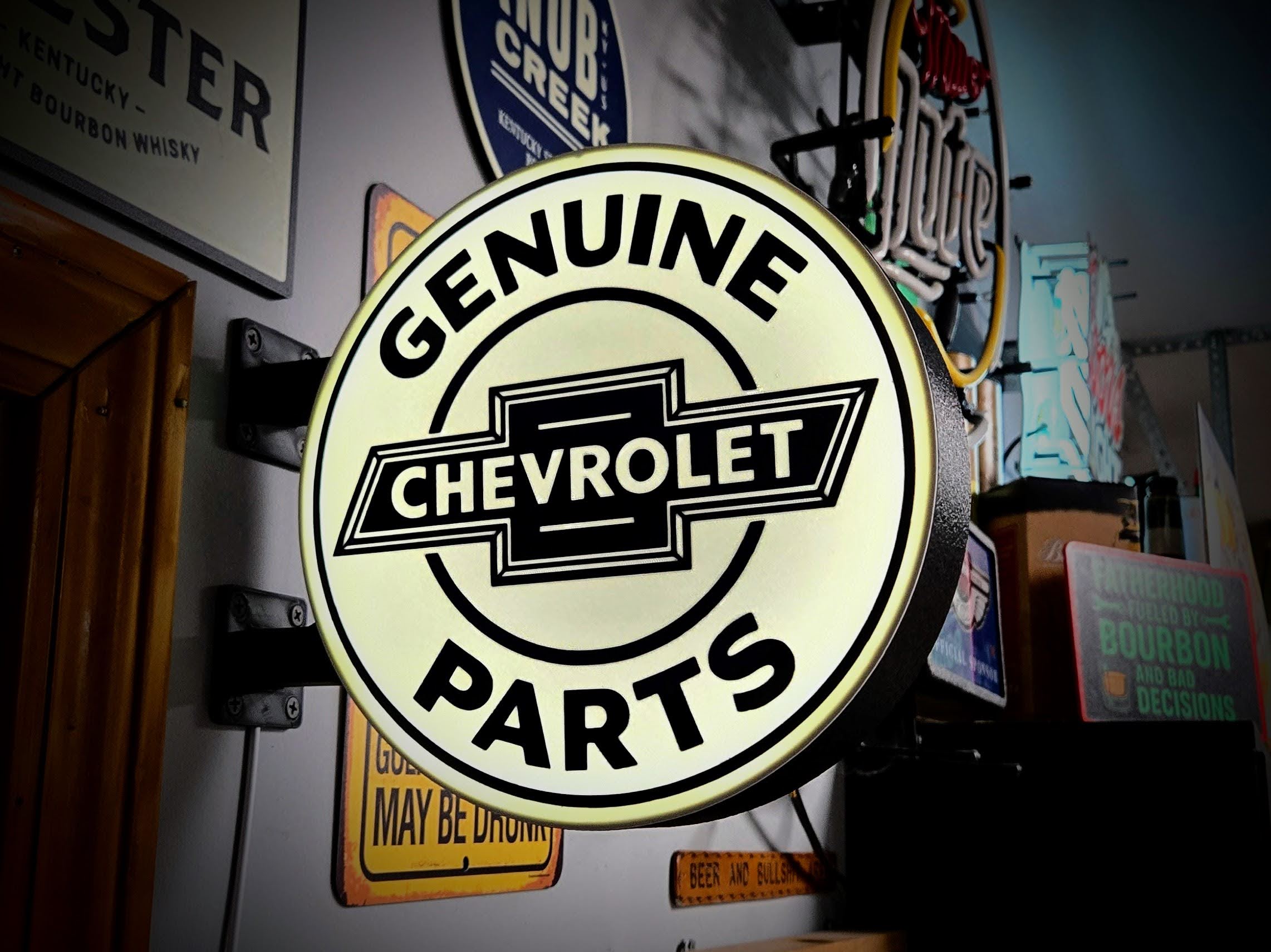 CHEVROLET - 2-Sided Gas Station Lightbox Sign