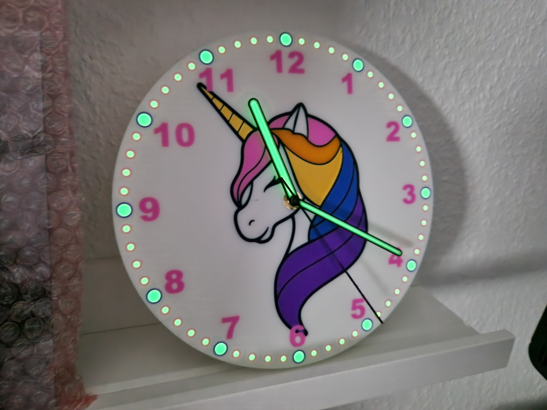 Unicorn clock
