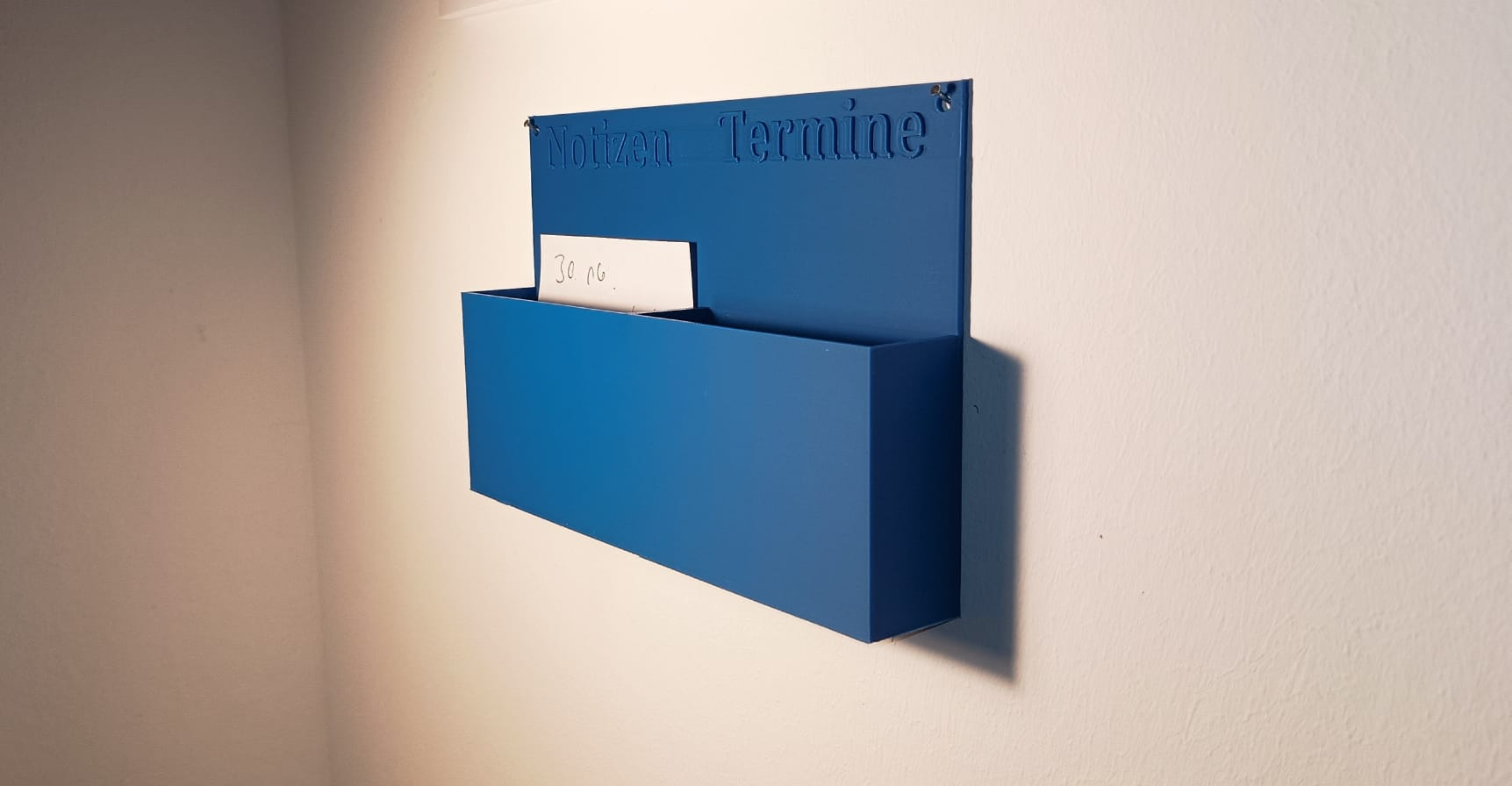 Zettelbox zum Aufhängen