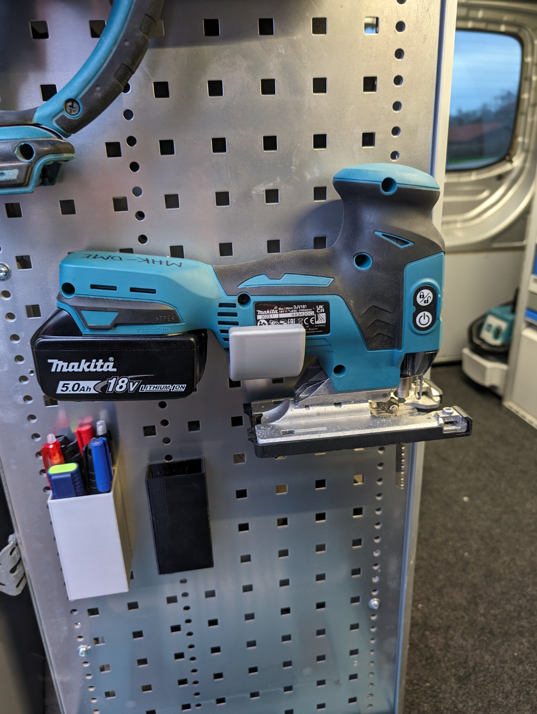 OBI Pegboard (10 mm) Makita Jigsaw Holder