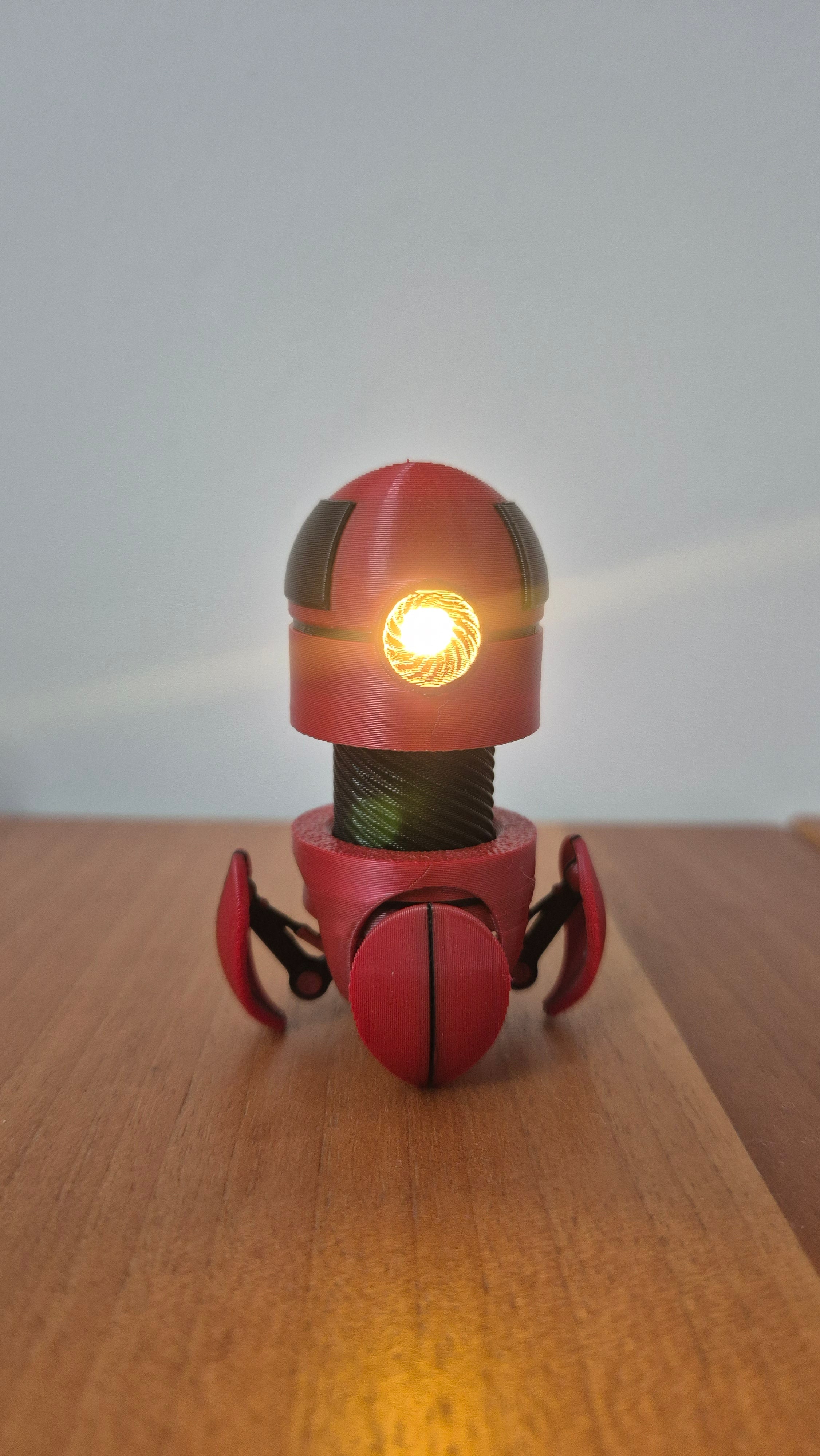 Mini robot with 5mm Led