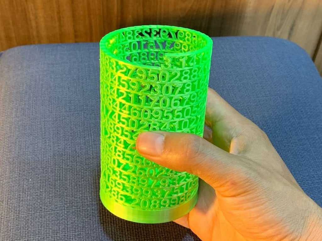 Spiral Pi Pencil holder