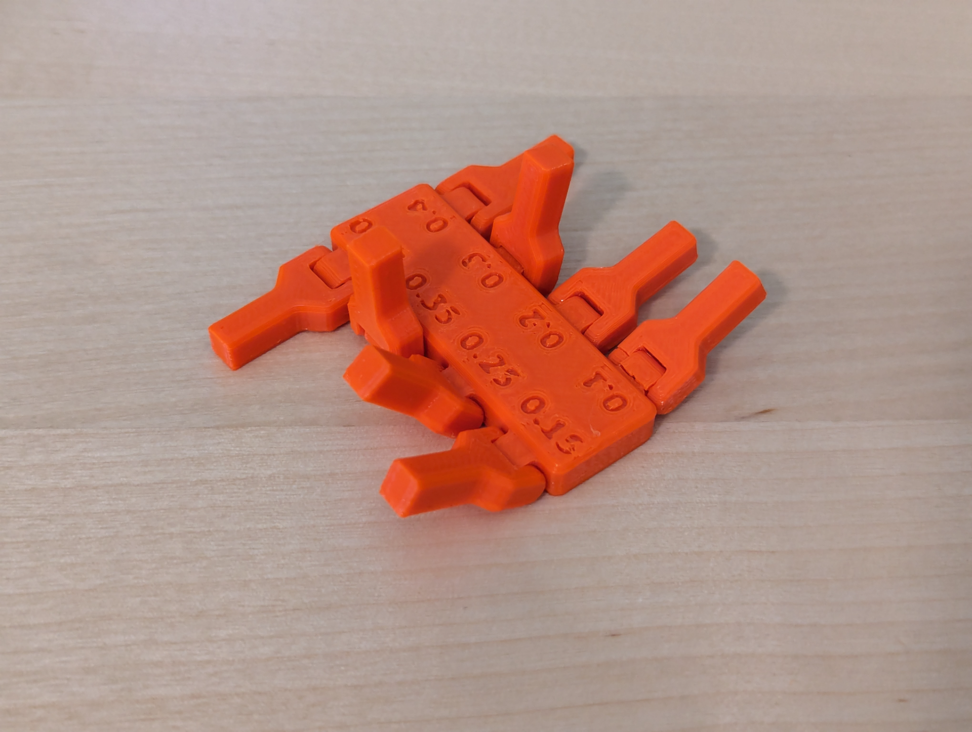 Print in Place Tolerance Test