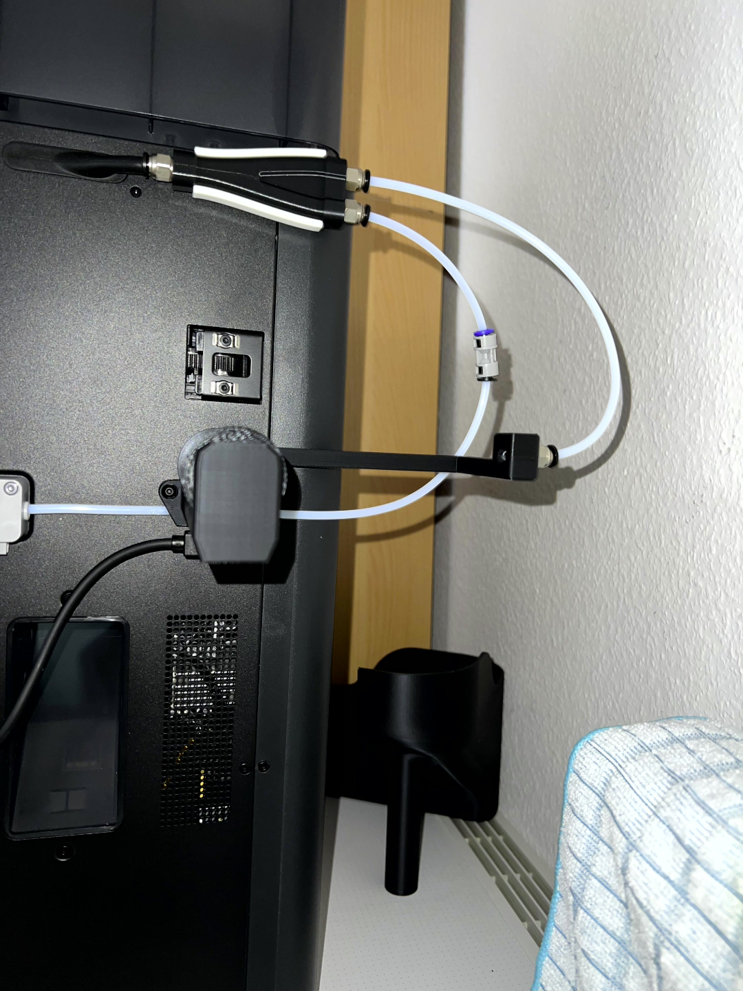 Spool Holder Roller Bambu with filament guide M10