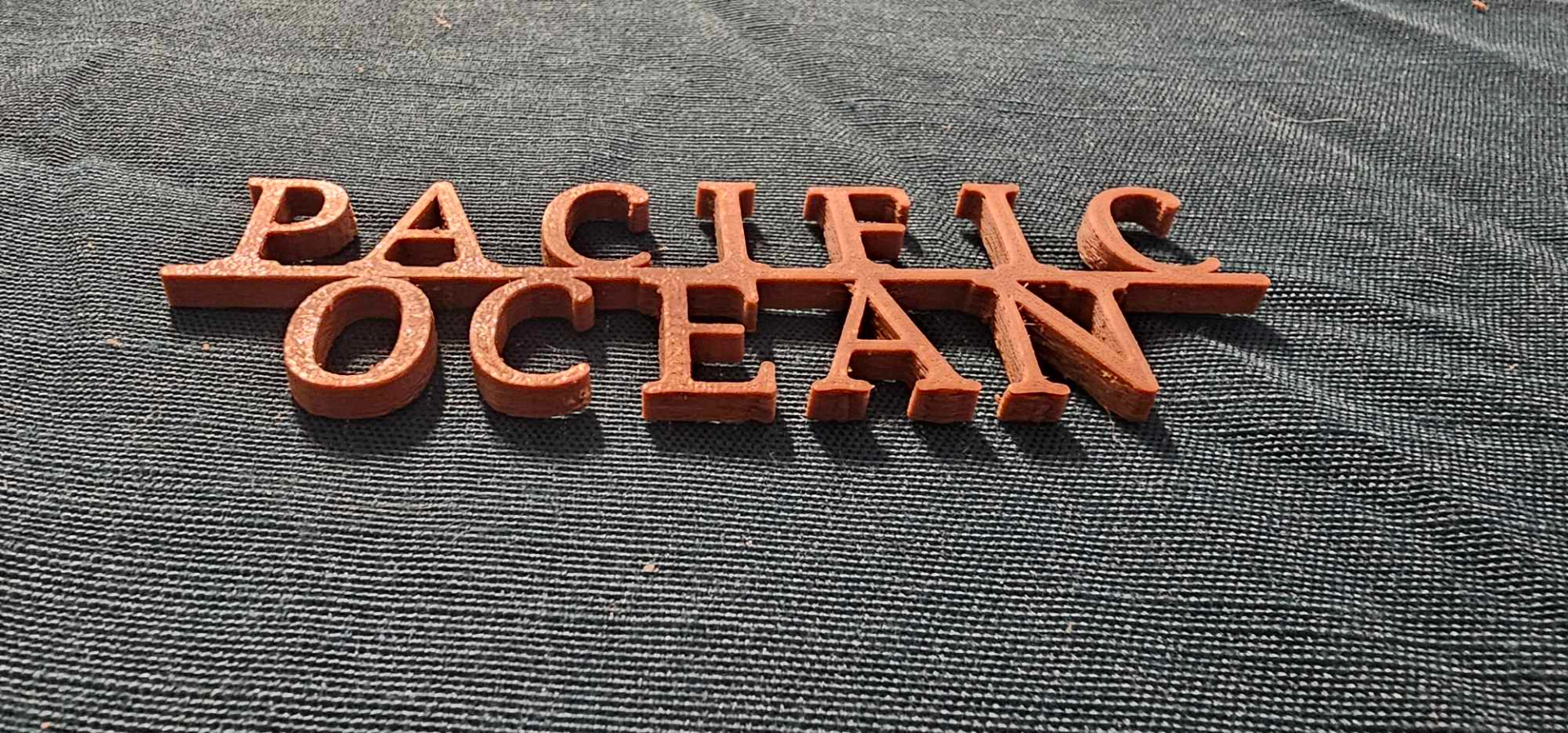 Ocean Names - Wall art