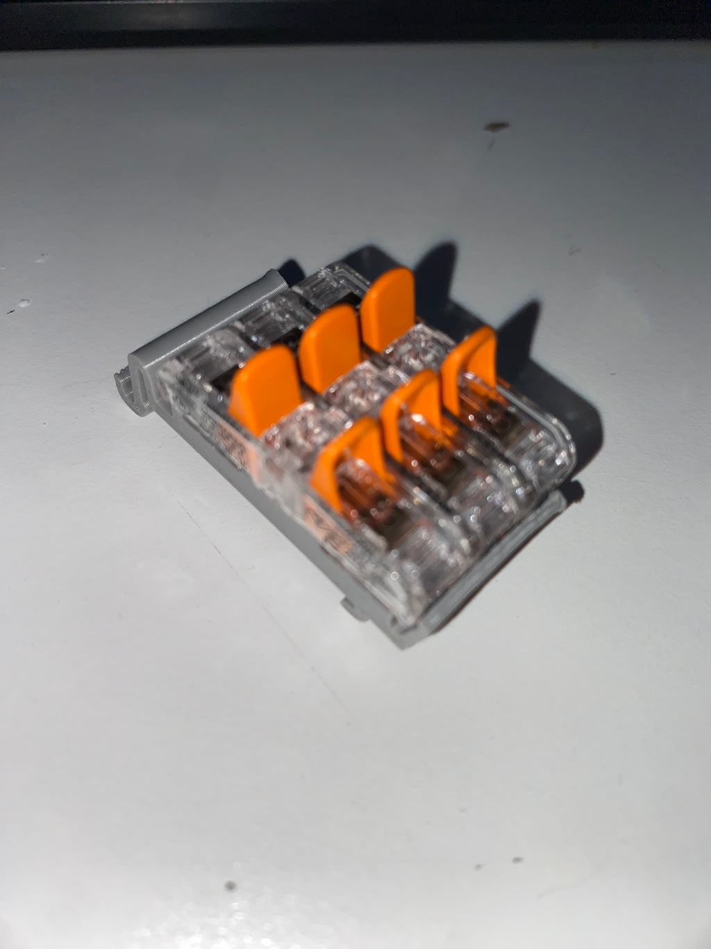 DIN Rail Clip for WAGO 221-2411 Inline Connector