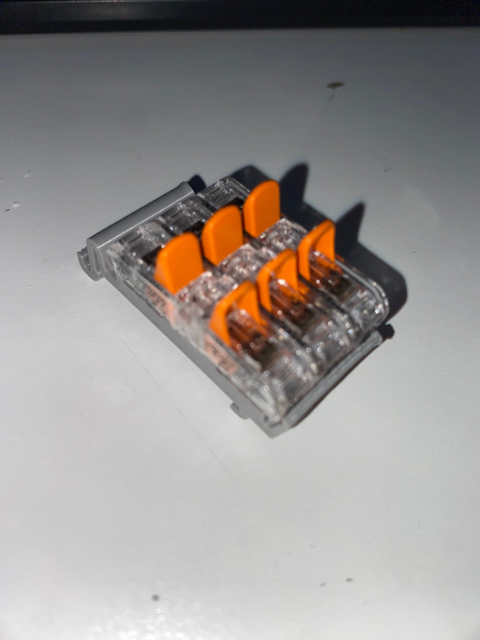 DIN Rail Clip for WAGO 221-2411 Inline Connector