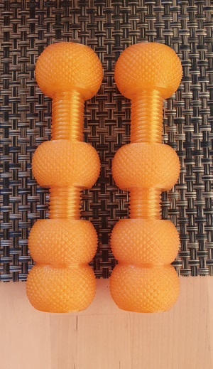 Yet another knurling bolt and nut by akira3dp0