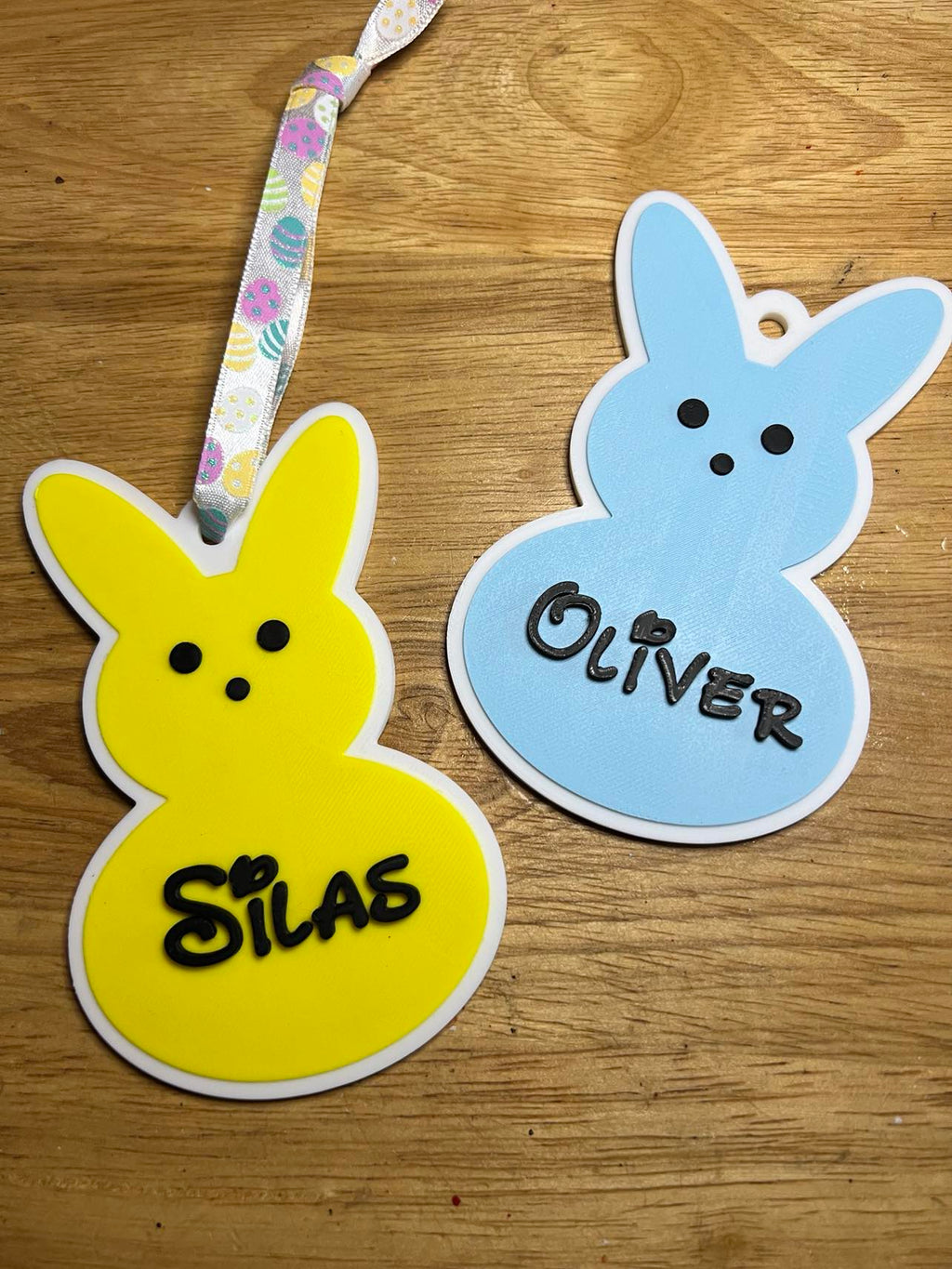 Marshmallow Bunny Tag