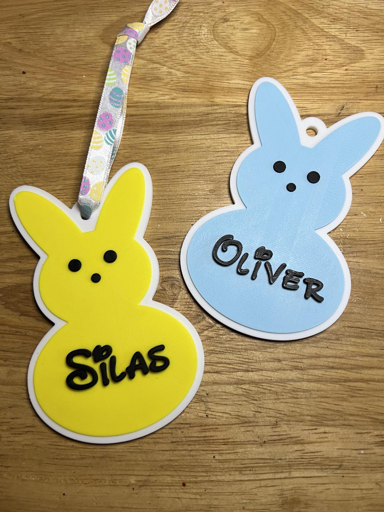 Marshmallow Bunny Tag