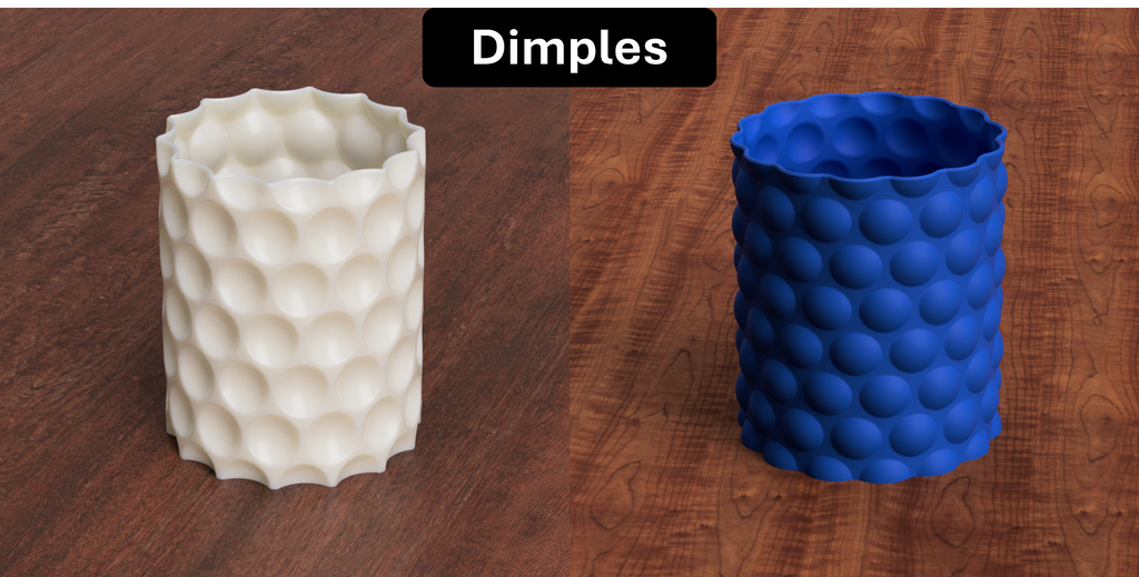 Geometric Pencil Pot Series: 11 Designs