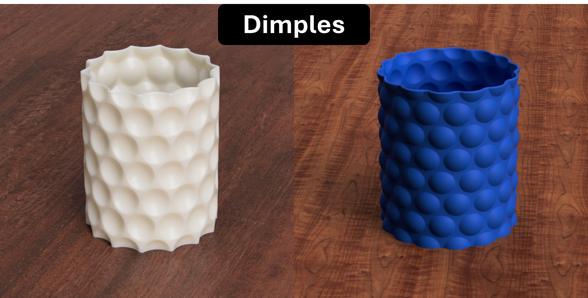 Geometric Pencil Pot Series: 11 Designs