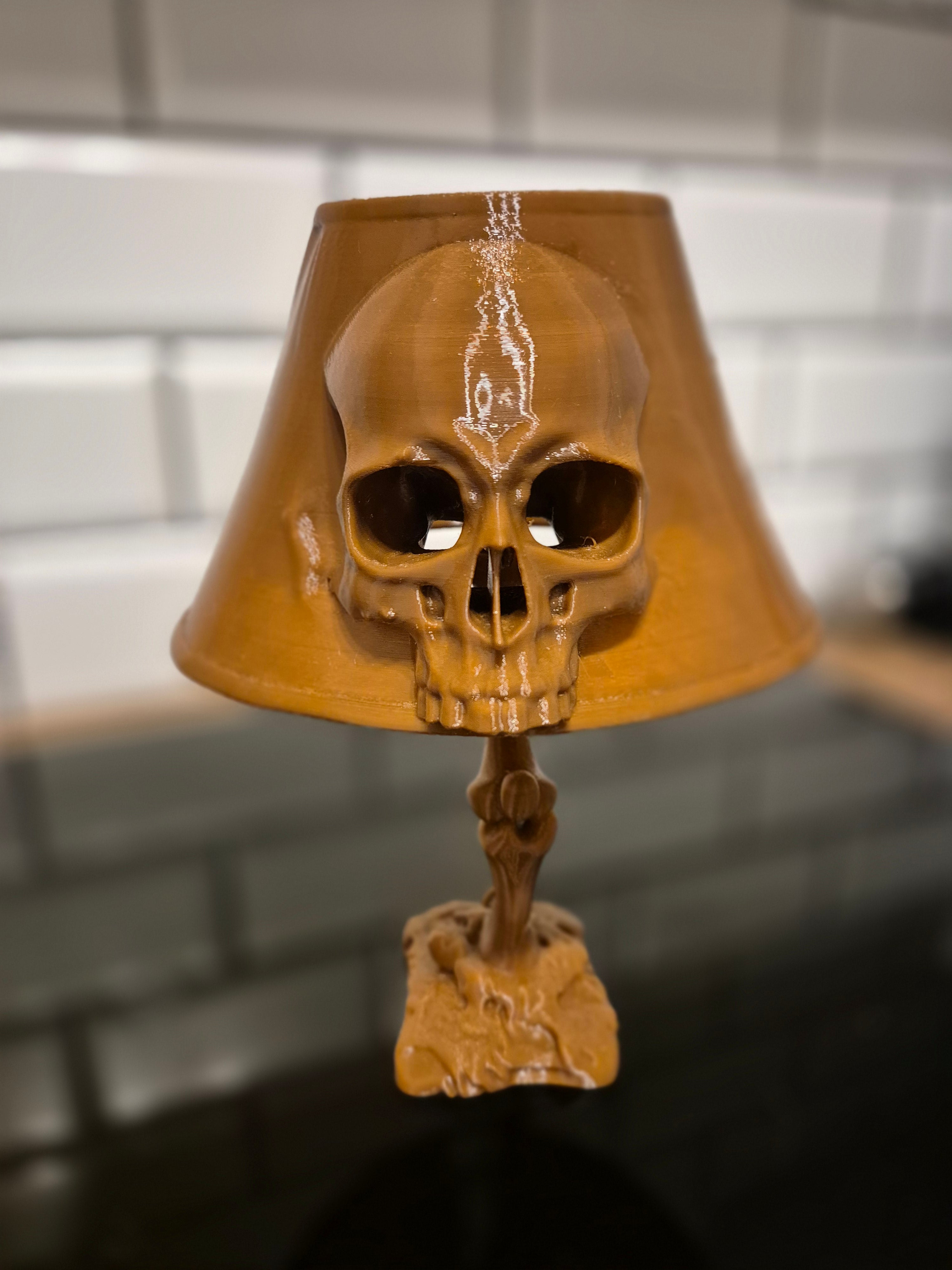 Skull lamp