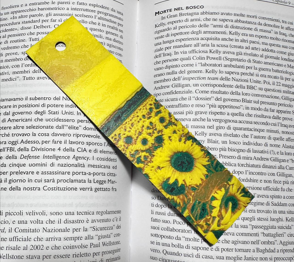 Sunflowers Bookmark