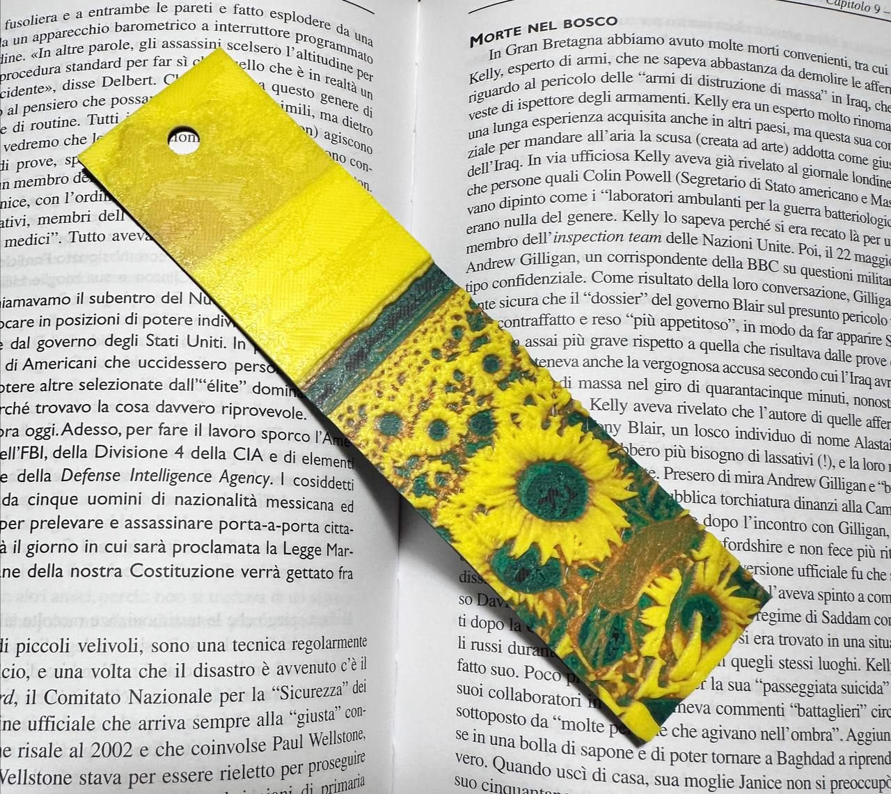 Sunflowers Bookmark