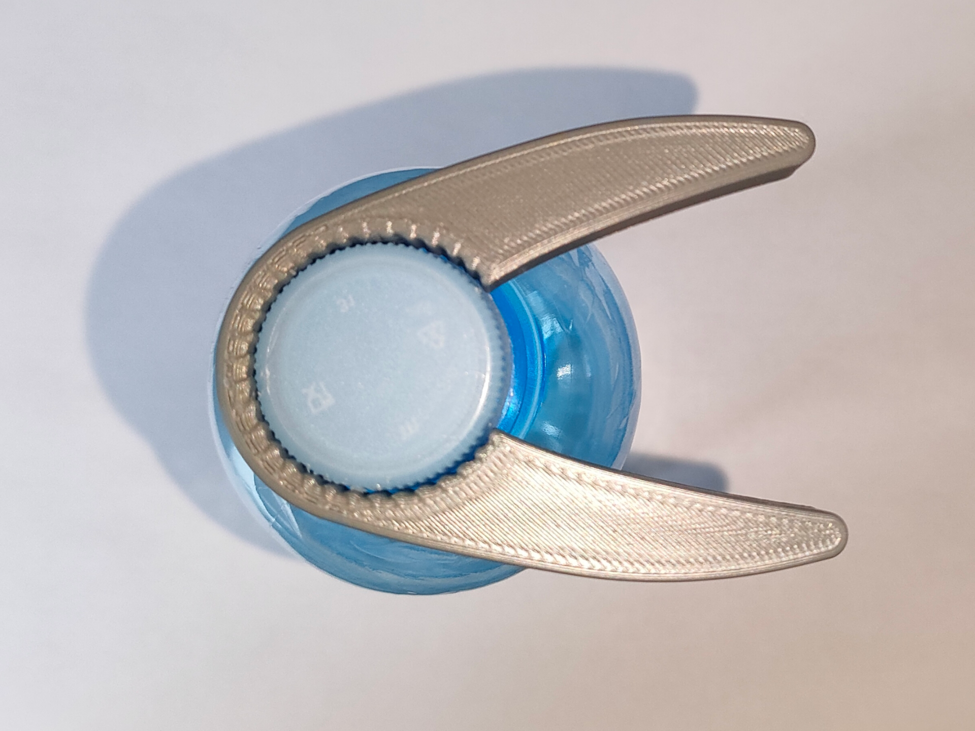 Plastic bottle opener