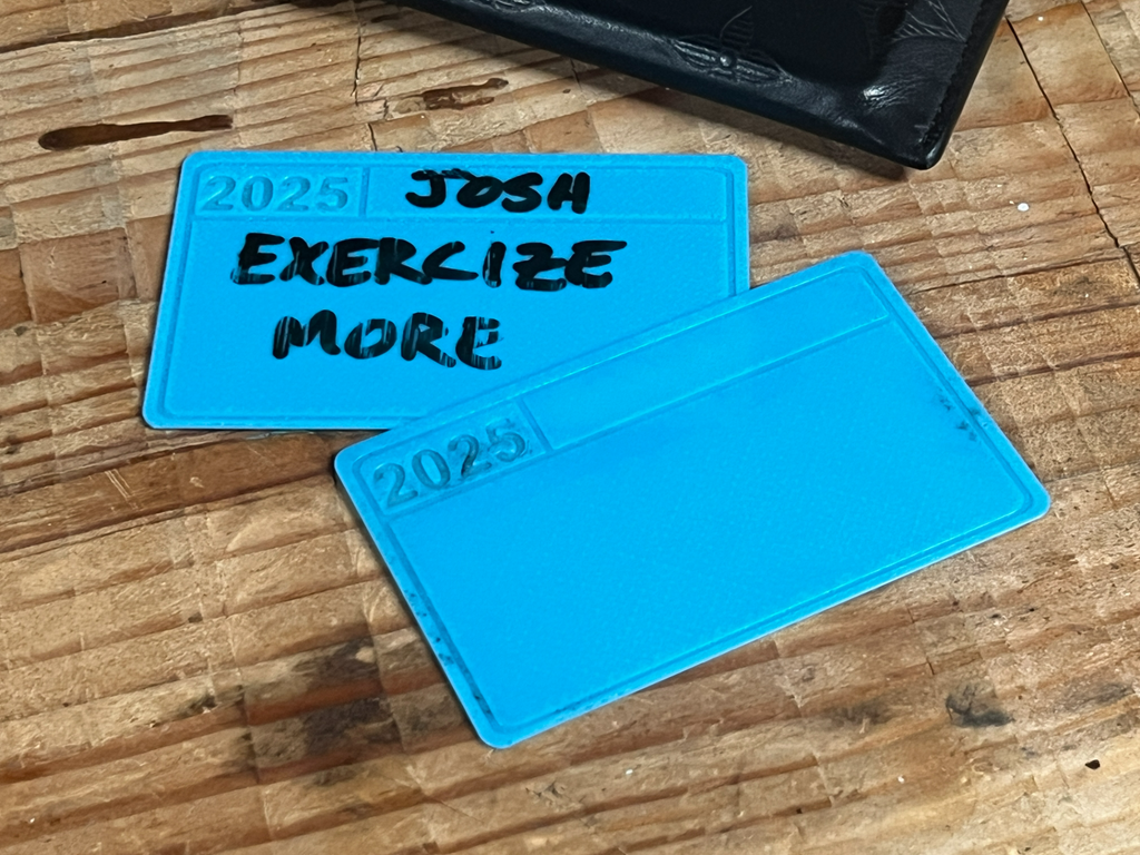 2025 Resolution Card