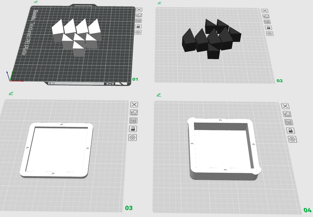 black and white blocks