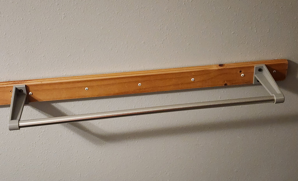 Replacement 16mm Towel Bar Bracket - No Supports