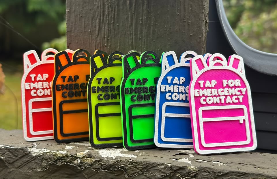 Kids Backpack NFC Emergency Tag Free to Sell