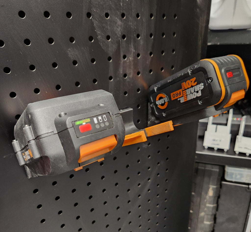 Worx Battery Holder for 1 Inch Pegboard