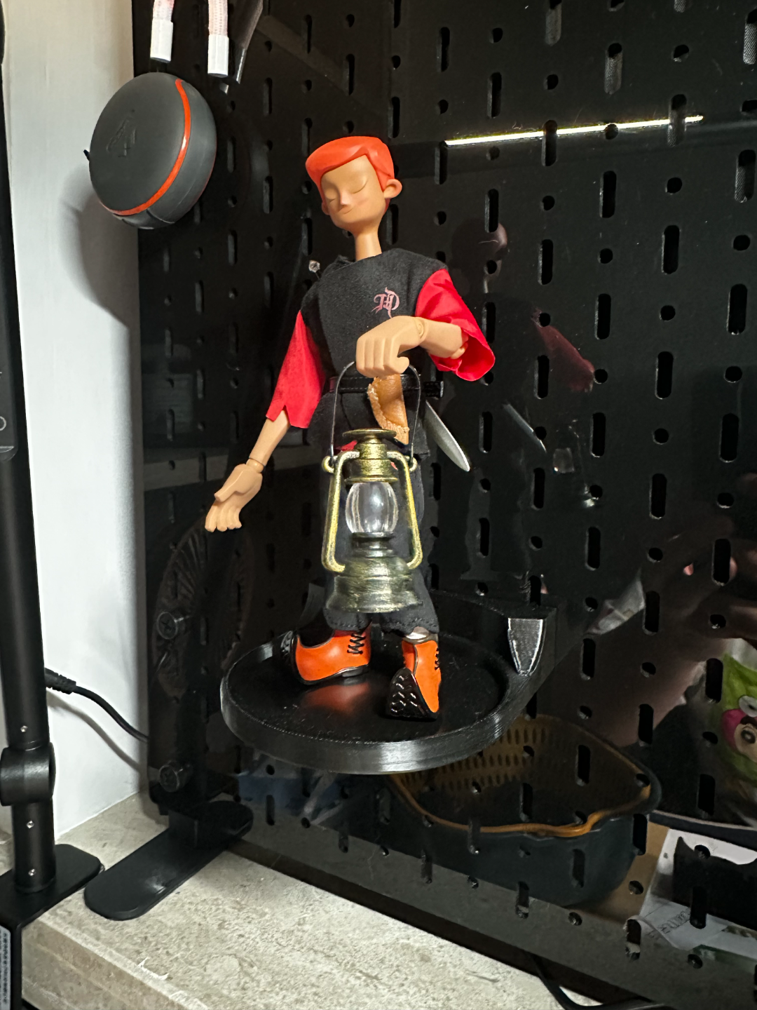 宜家洞洞板十厘米直径圆盘架