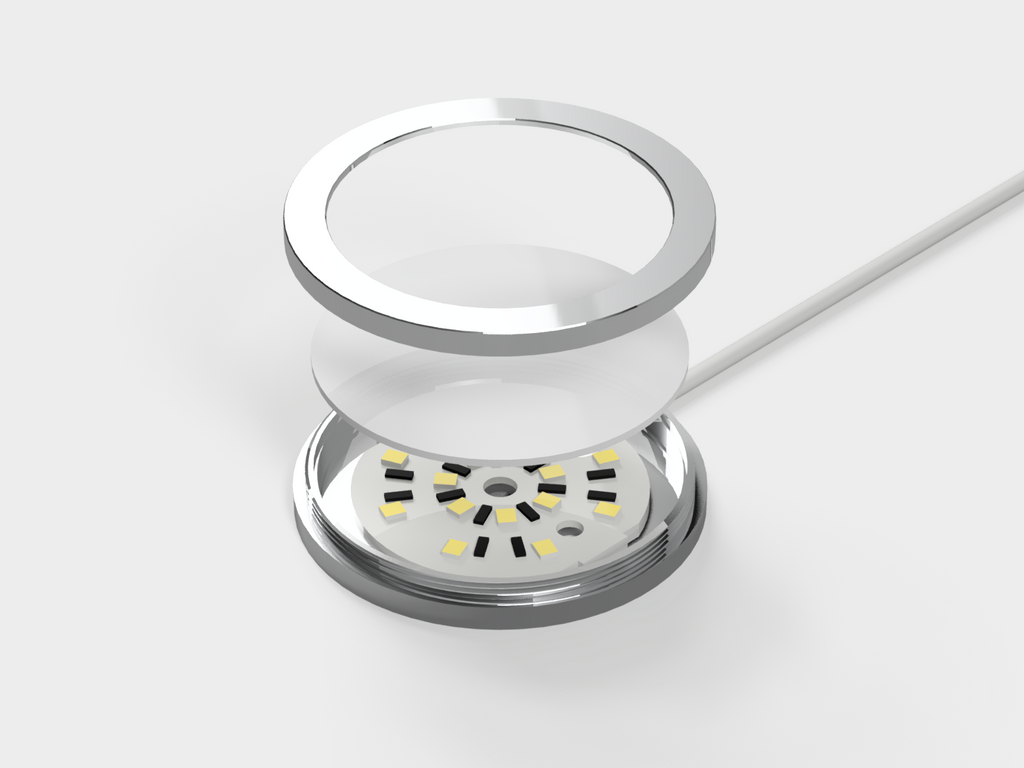 LED Lamp Kit-001 - CAD model ( .step, .f3d files )