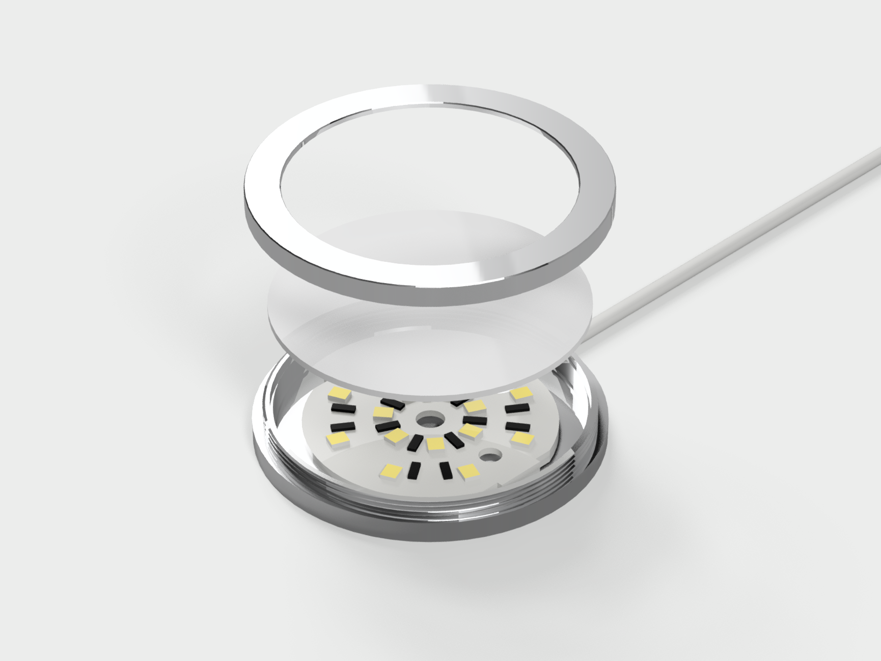 LED Lamp Kit-001 - CAD model ( .step, .f3d files )