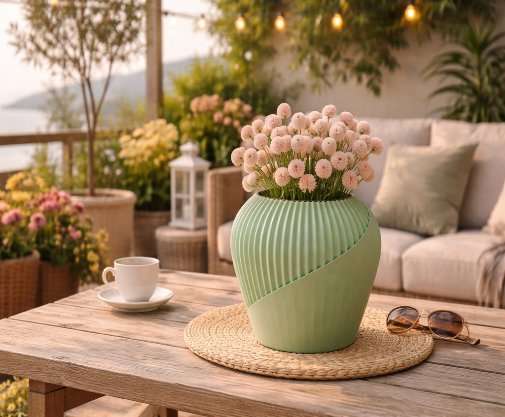 Cactus Rift Japandi Vase - FREE COMMERCIAL LICENSE