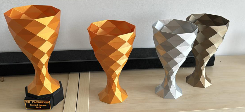 Big Size trophy and customizable plate and base