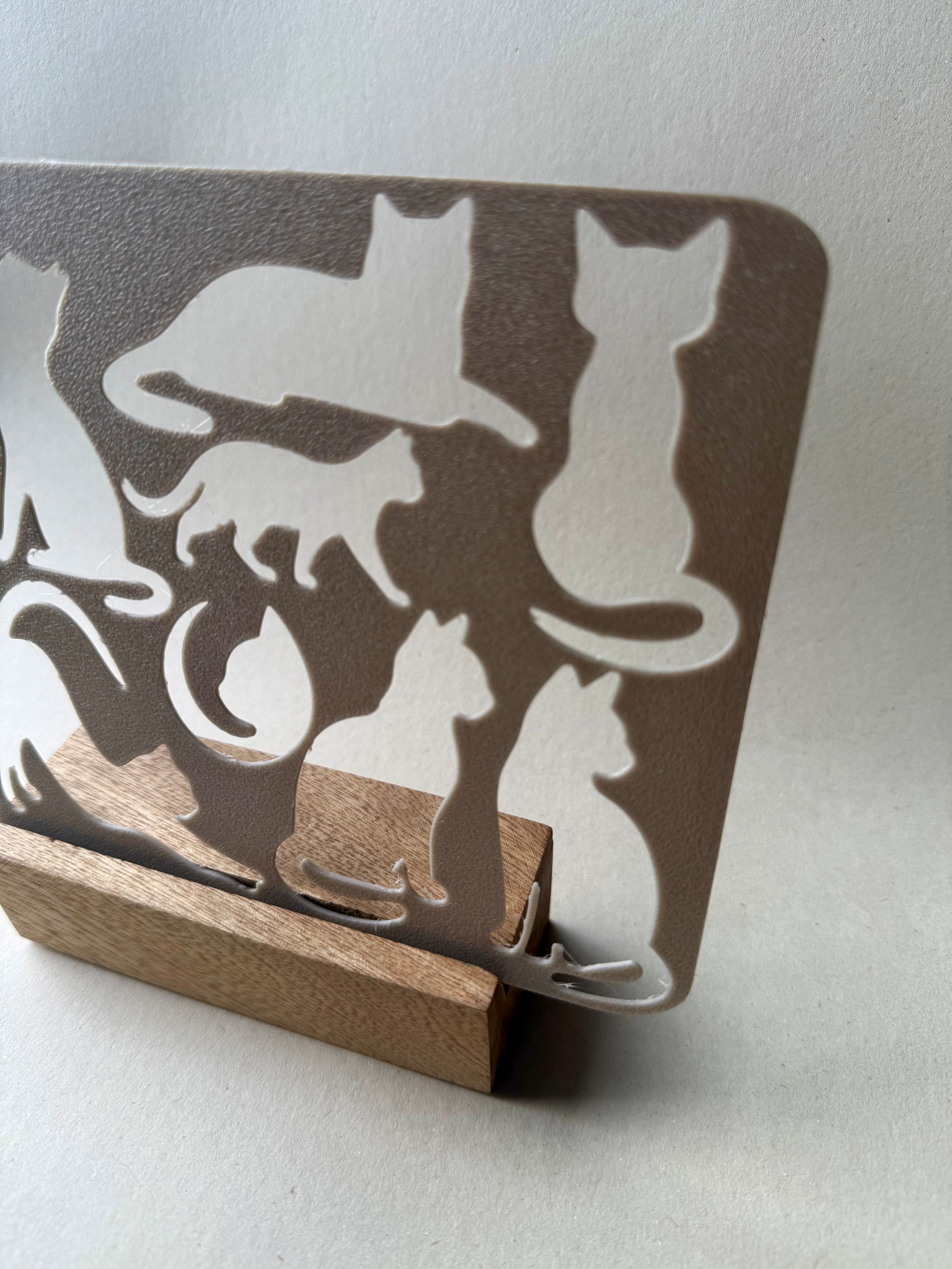 Cat Silhouette Stencil