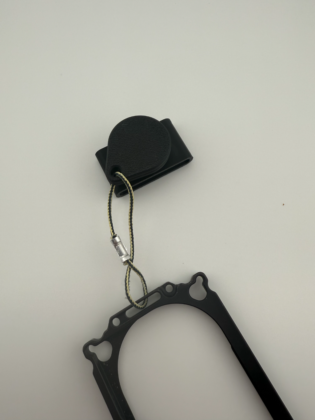Belt badge magnet holder