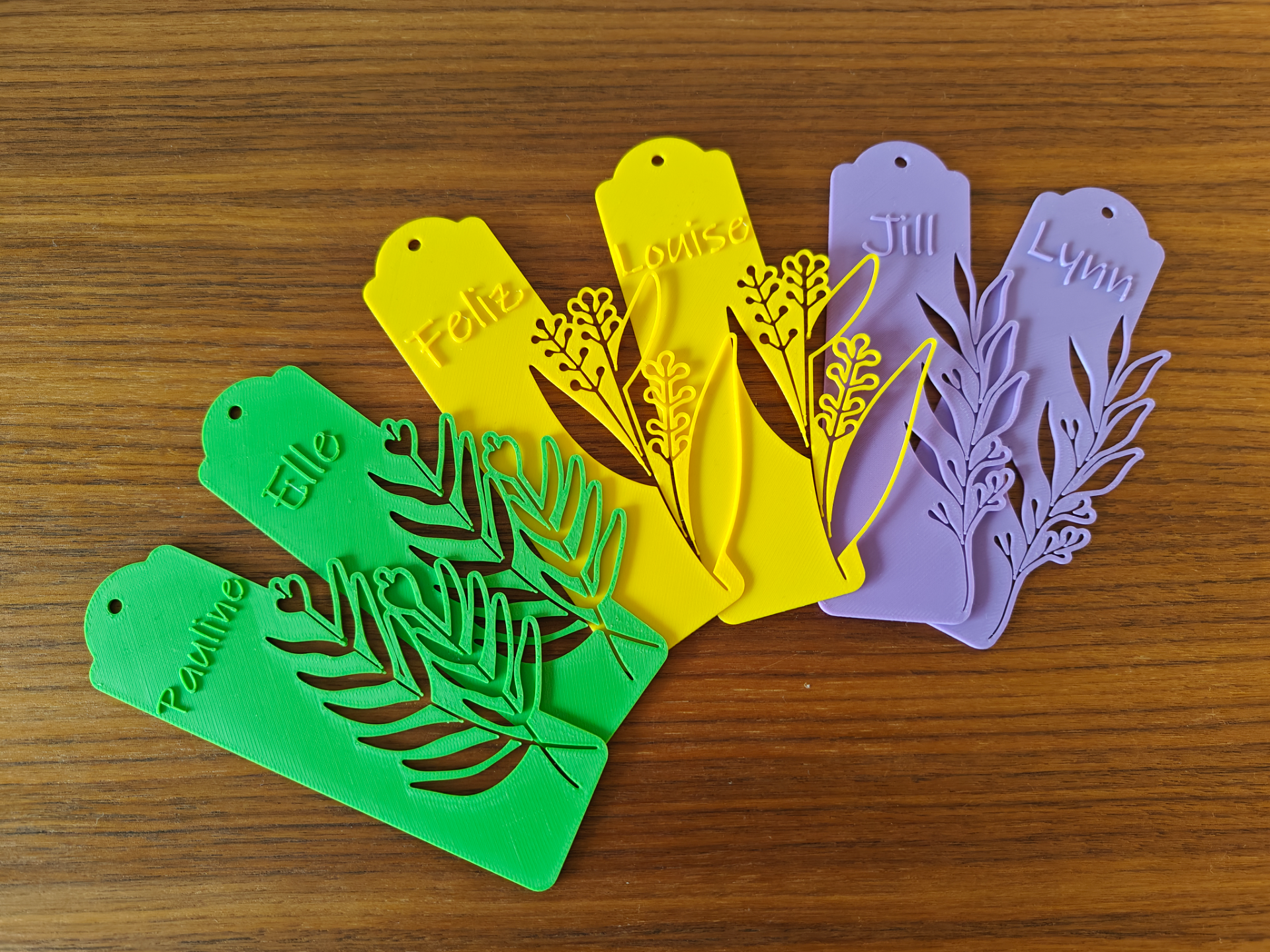 Floral Bookmark Collection