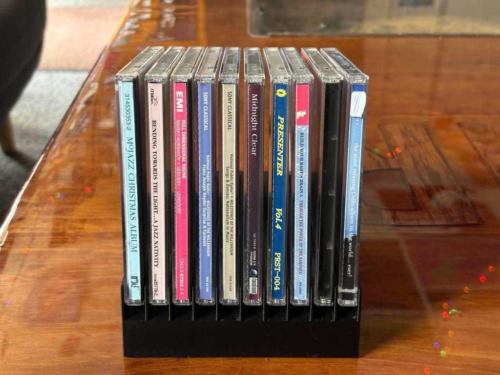 CD Jewel Case Holder Rack (Parametric)