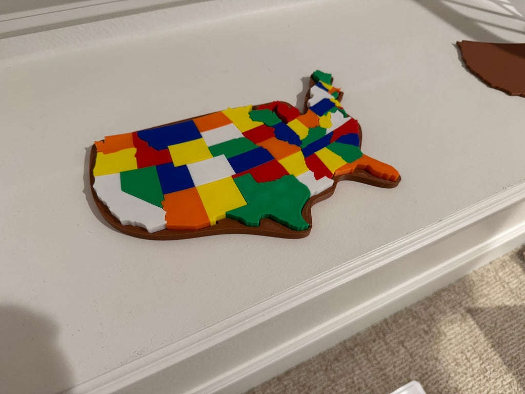 USA State Map Puzzle (no AMS required)